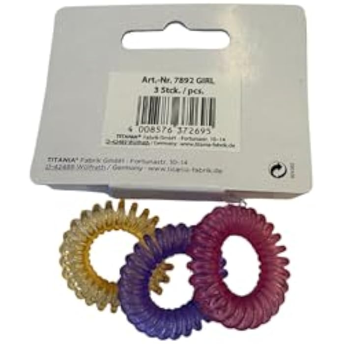 Titania Girl 3 Hair Ties - 7892 - Image 2